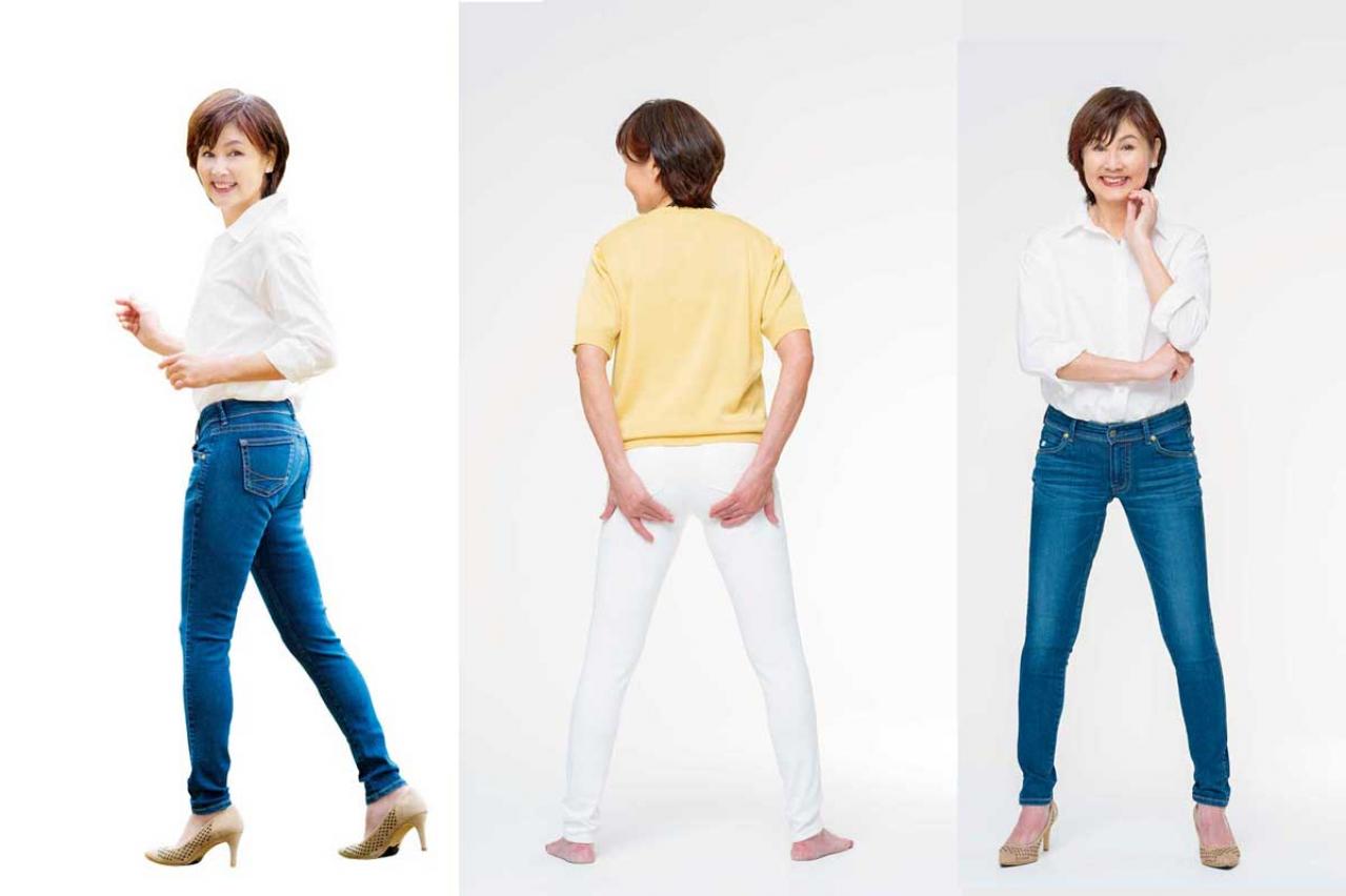 奇跡の78歳！元ミス日本　谷 玉惠さんが「ジーンズをするりとはく秘密」【お尻アップ体操】