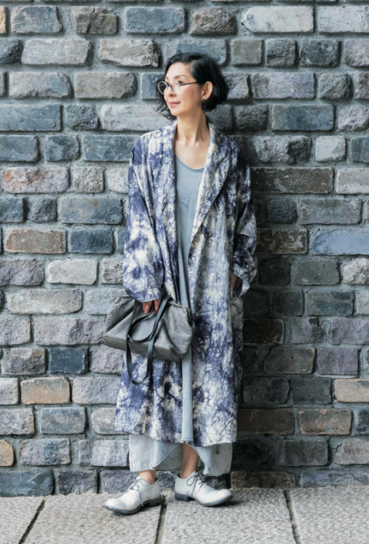 中嶋美穂さんの【めがねがポイント】のコーデ10スタイル。マチュア世代めがねスタイル第6回（画像6）