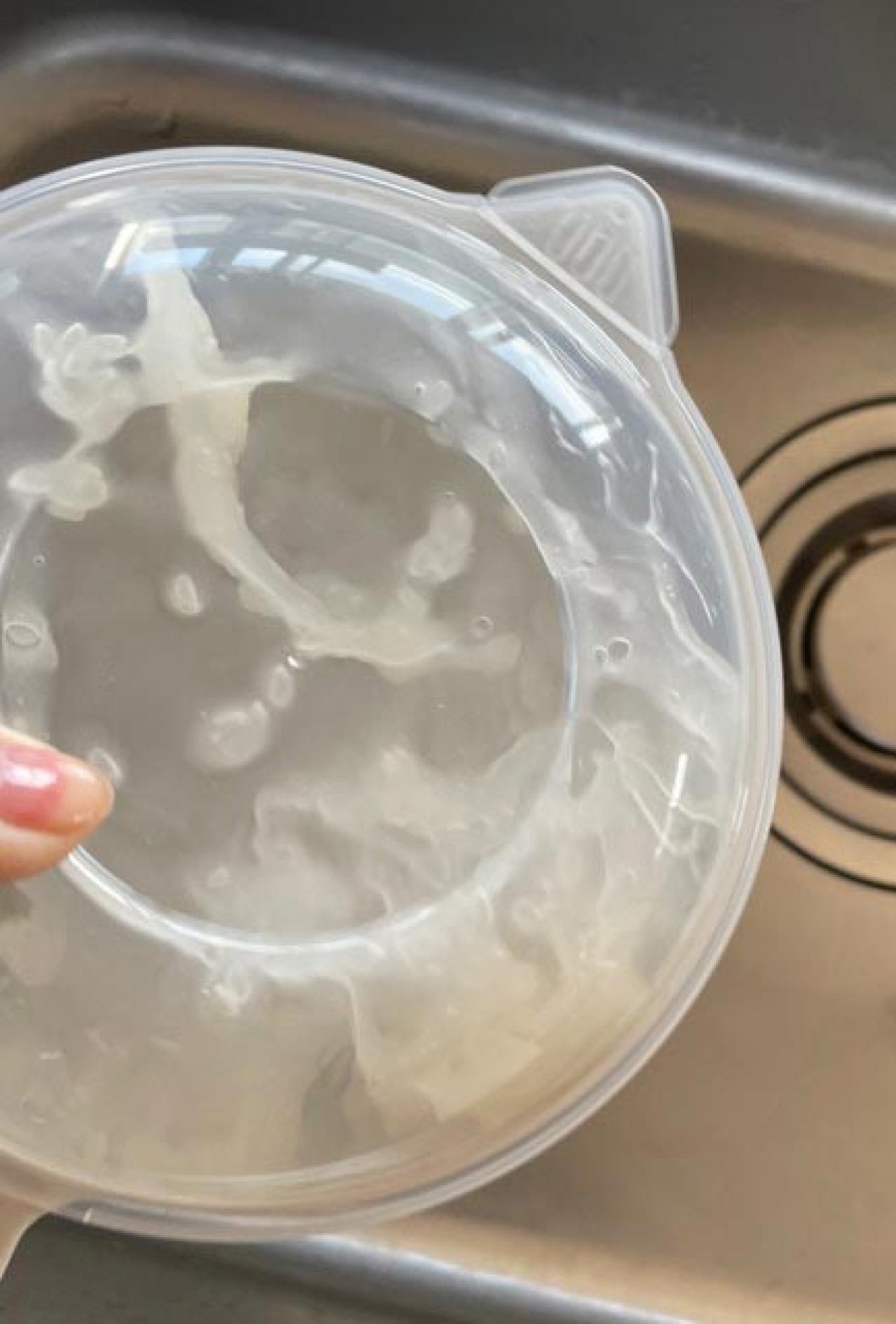 ３COINSのちょこっとボウルで、じゃがいもがほくほく！　レンチンで湯切りもラクラク。そのまま食卓に出してもかわいい（画像5）