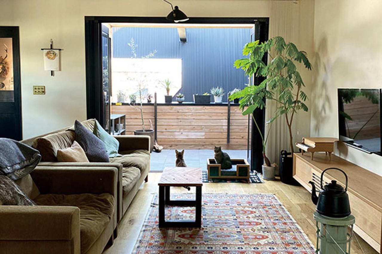 インスタグラマー【yuri___1115さん】のお宅を拝見！ ヴィンテージのインテリア、作家の器、猫たち｜素敵な人の家時間