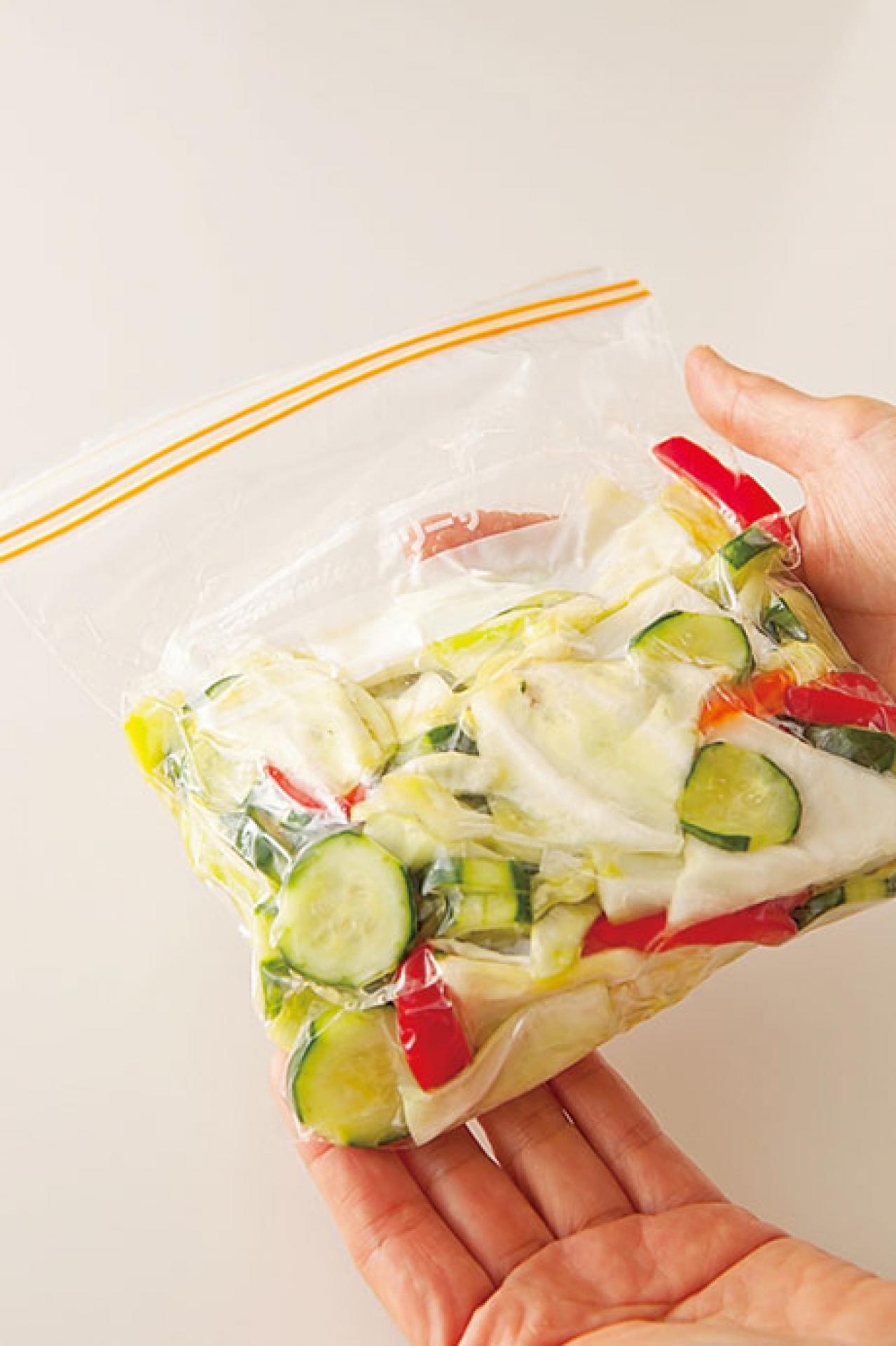 たった１時間漬けるだけ！キャベツのサラダ漬けで野菜不足を解消。きゅうりのサラダ漬けも（画像8）