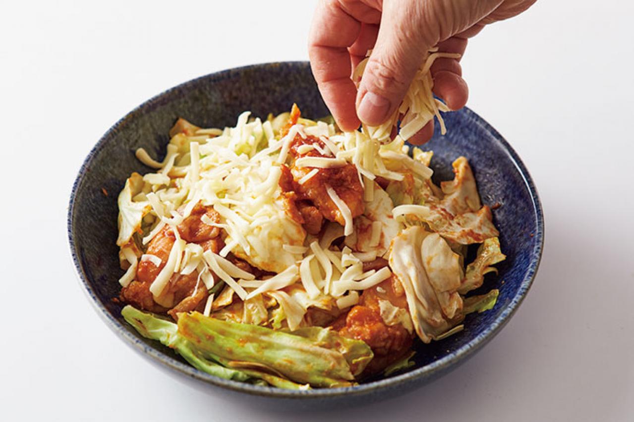 皿ひとつ＆レンチンだけでおいしい【チーズタッカルビ】【チキンのトマト煮】忙しい平日におすすめ（画像3）