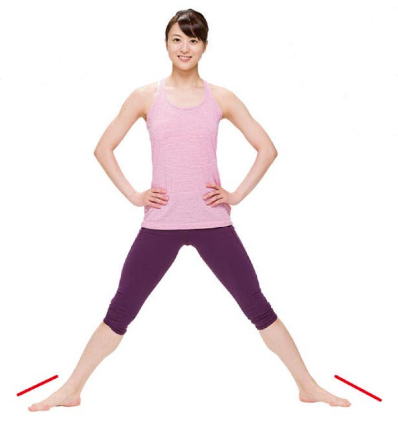 腰痛がある人でもできる「プリエ・スクワット」尿漏れにも効果絶大！（画像2）