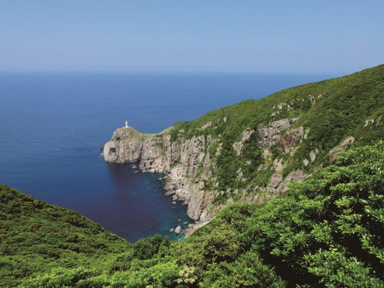 五島列島 福江島 大瀬崎断崖。