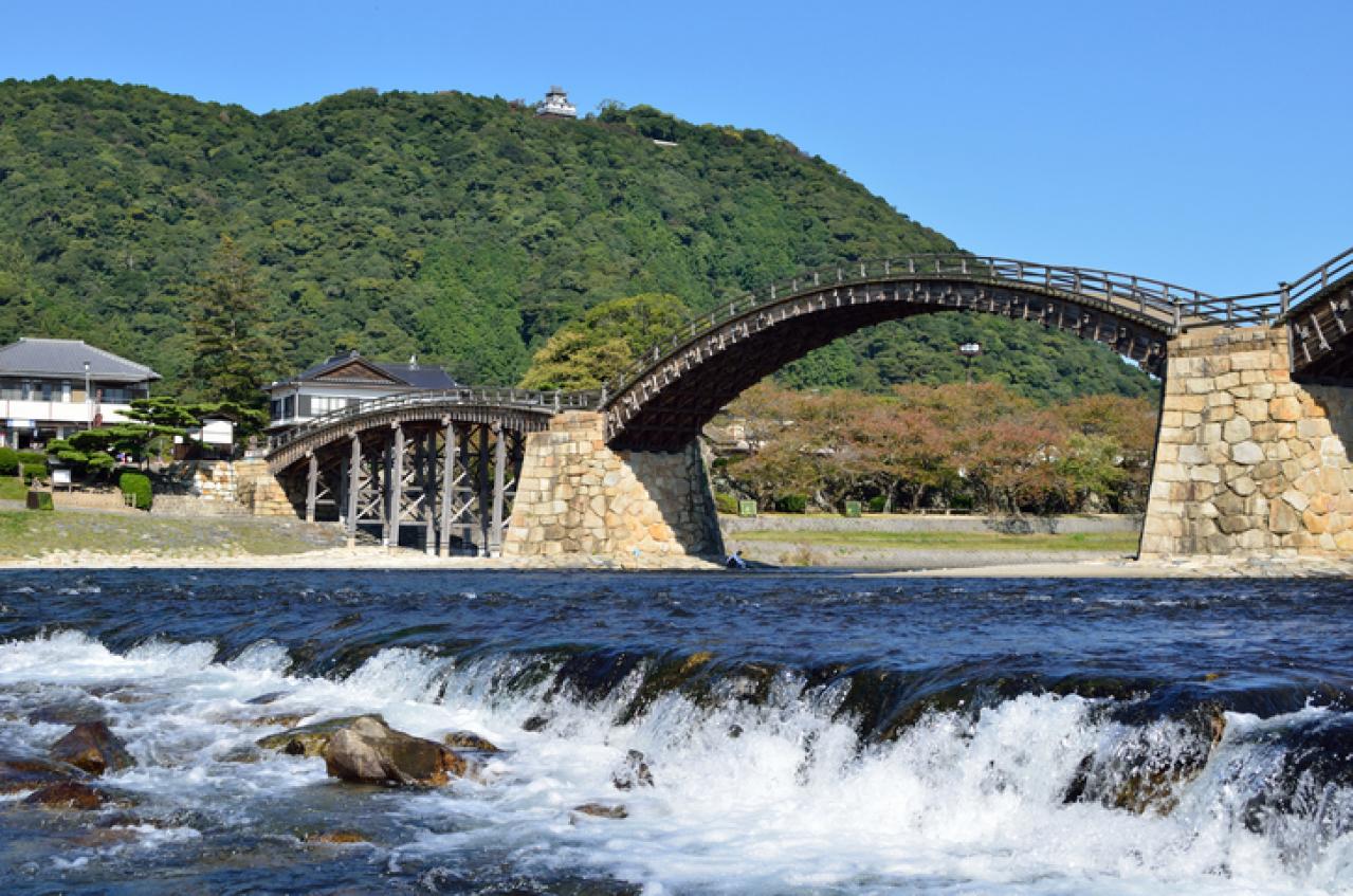 山口県　錦帯橋。