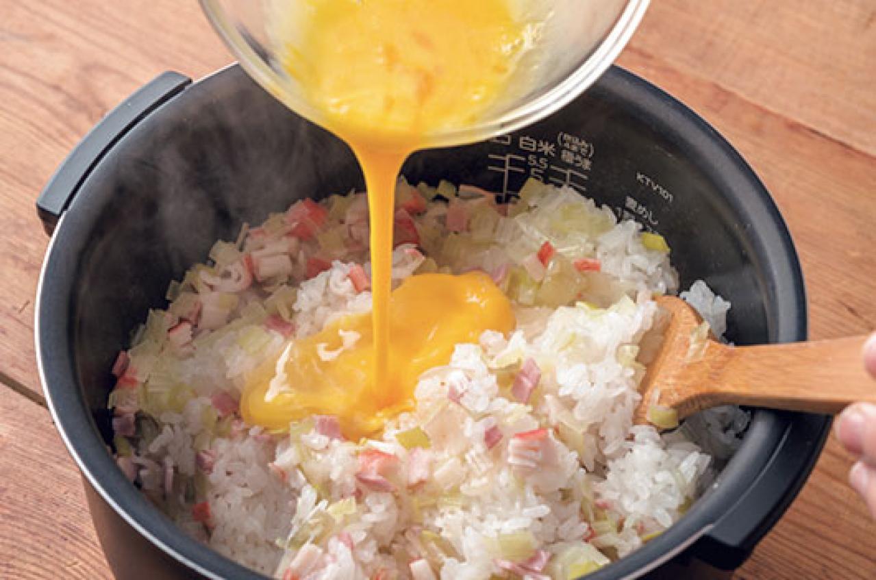 ぺチャッとしないパラパラチャーハンが【炊飯器】でできる！卵フワフワのレシピ公開（画像5）