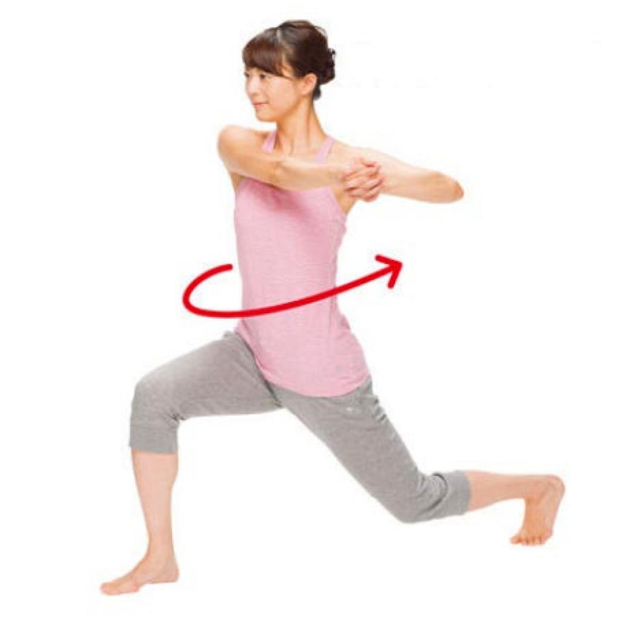 上体をひねる「ゆるスクワット」で便秘解消＆ダイエット！筋肉刺激が秘訣（画像5）