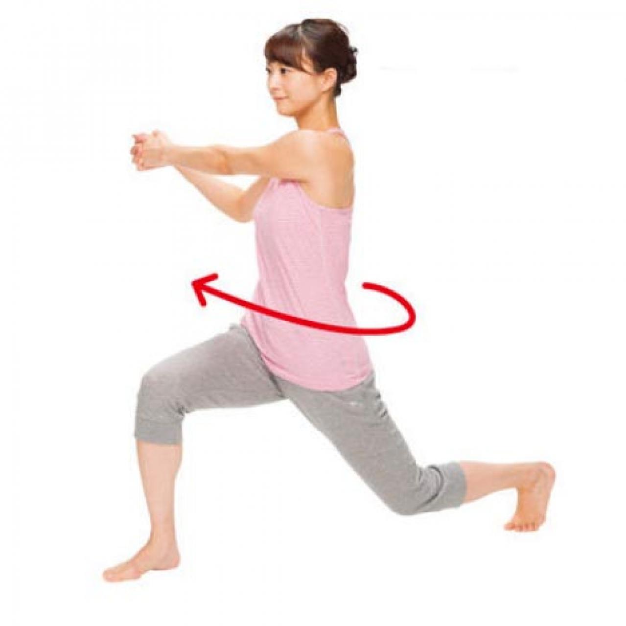 上体をひねる「ゆるスクワット」で便秘解消＆ダイエット！筋肉刺激が秘訣（画像4）