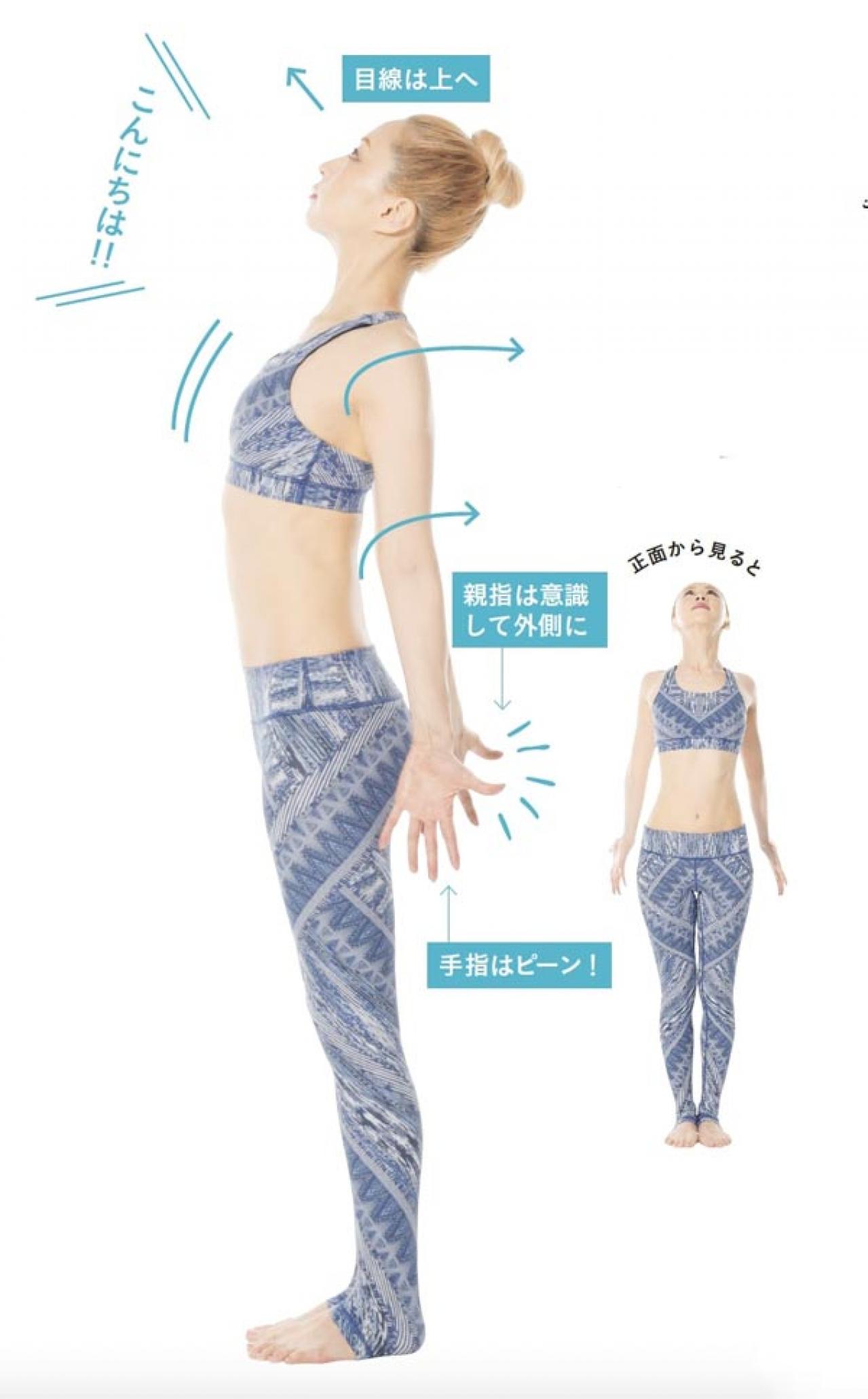 【ayaさん流 部分やせヨガ】で背中＆二の腕をキュッと引き締め。ノースリーブが似合う腕になる！（画像2）