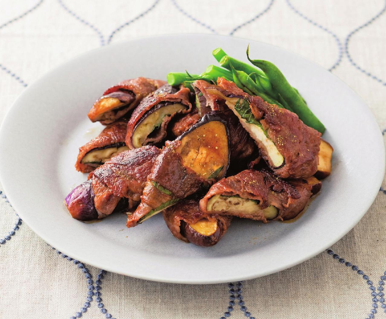 【なす】の簡単でおいしい主菜＆副菜2選「青じその肉巻きかば焼き」「しらすのしょうがじょうゆかけ」（画像3）