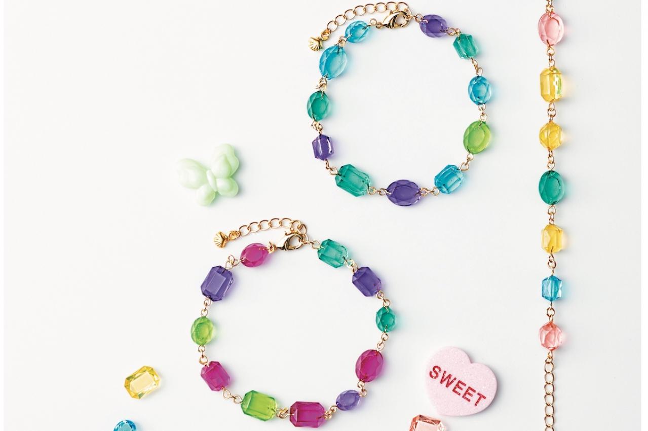 【レジン】で簡単！ 夏に作りたい！ キャンディーカラーのブレスレット