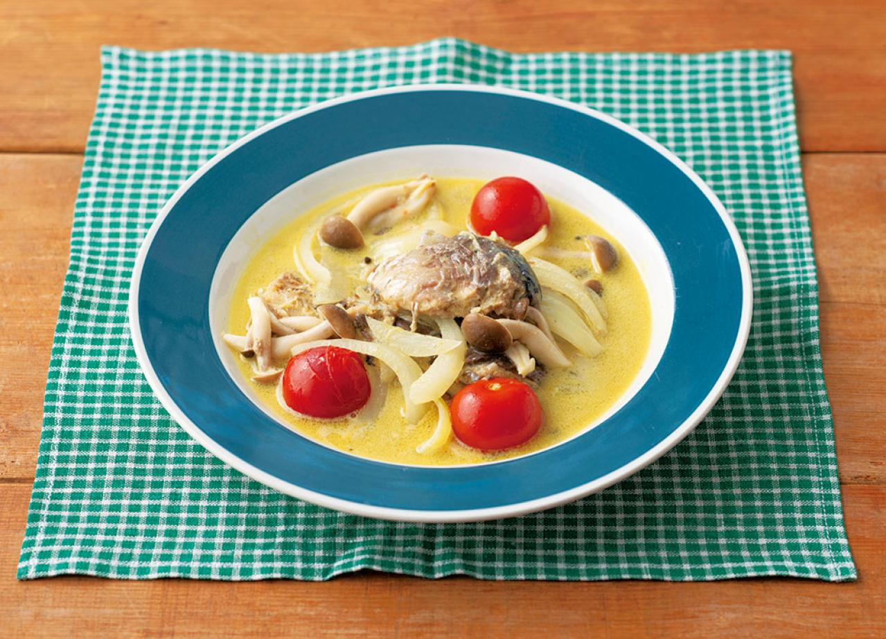 【節約＆糖質オフレシピ】ダイエットの強い味方「さば缶」の「ココナッツカレー風」献立（画像2）