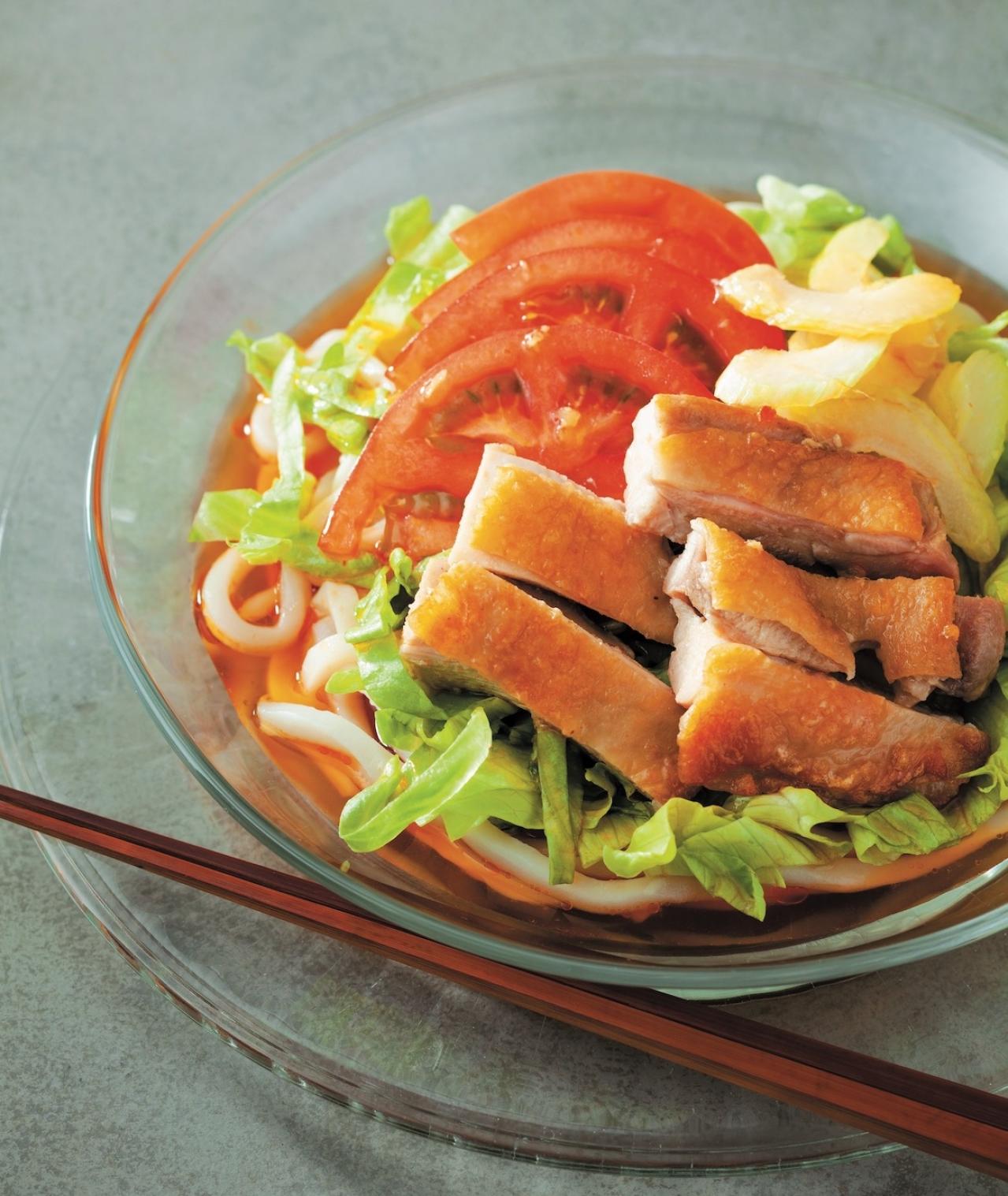 夏のランチの味方【冷たいうどんレシピ】具だくさんでおかず感覚！「きんぴら」「中華サラダ」（画像3）