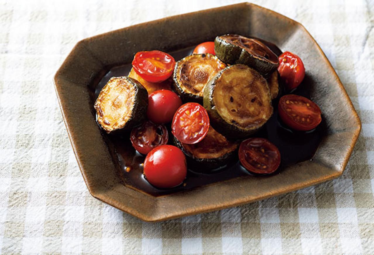 ポリ袋１枚で簡単おかず！ズッキーニのマリネとなすの焼きびたしレシピ（画像2）