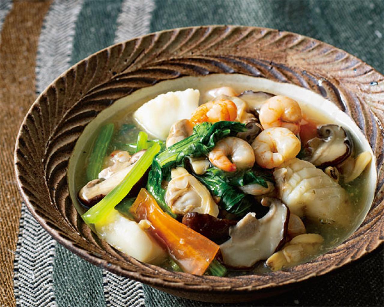 ポリ袋たった１枚で簡単おかず。海鮮のあんかけが手間なく完成！（画像4）