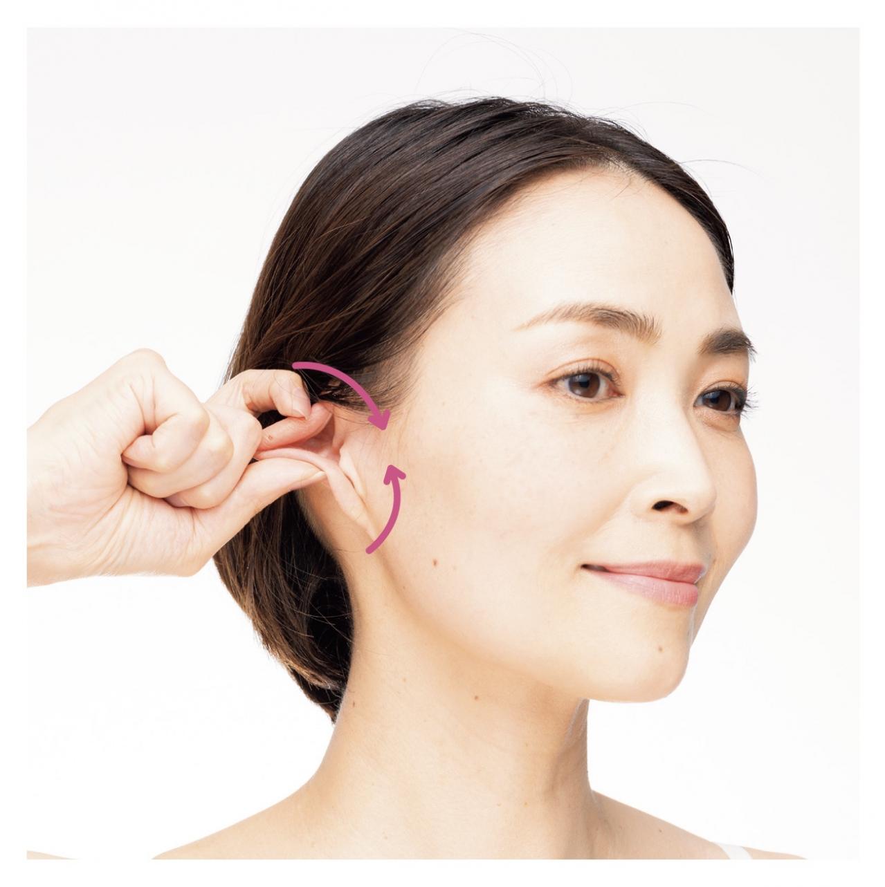 ほうれい線が薄くなる！【耳ぎょうざポンプ】 村木宏衣さんの「奇跡のたるみリフト」（画像2）