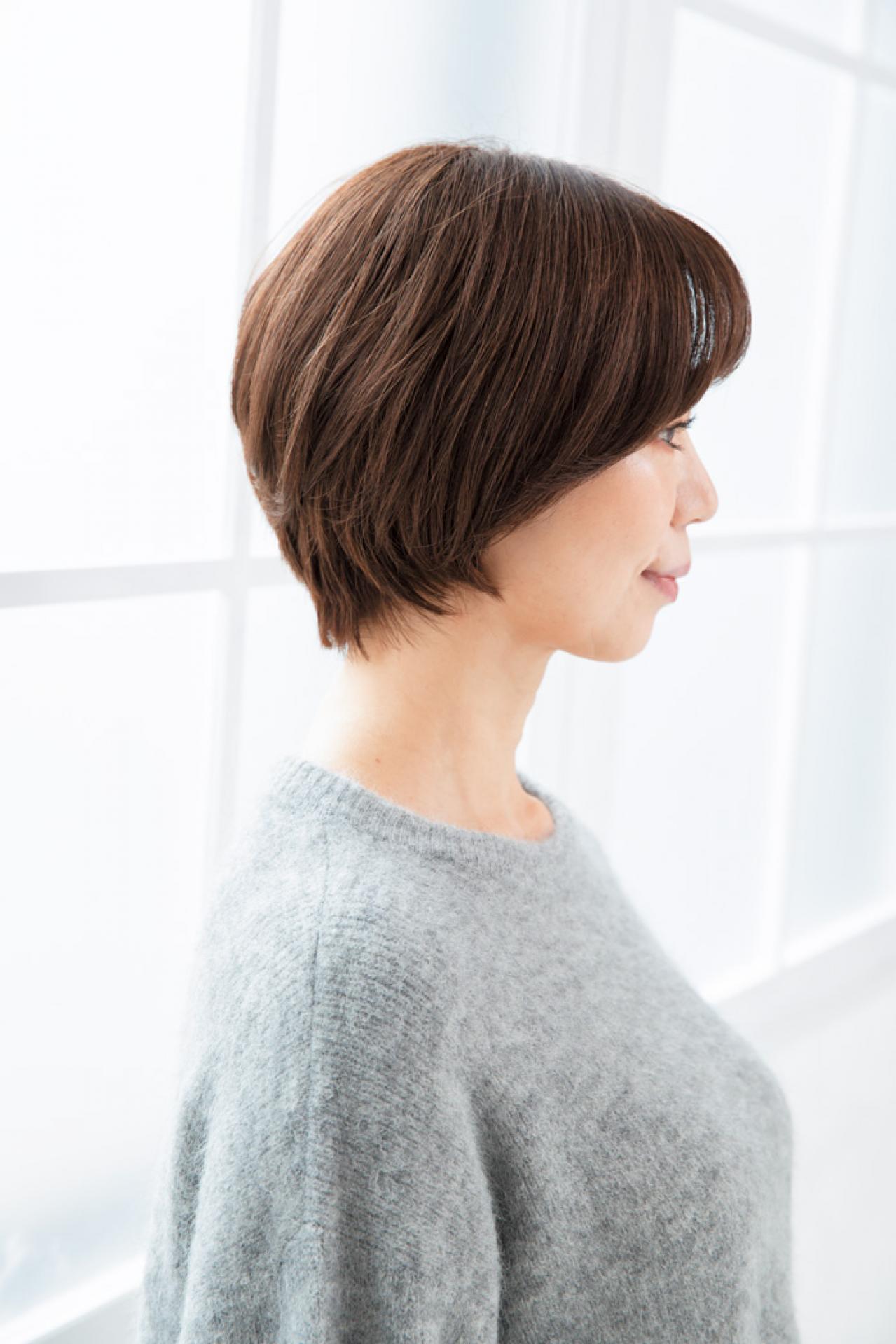 【50代からのショートボブ】若々しく見える！ 2023年冬の最旬ヘアスタイル（画像7）