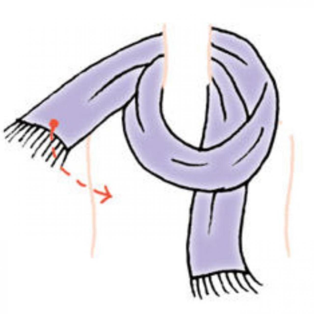 簡単でかわいい！マフラー巻き方2選「プレーンロール」と「ダブルクロス」（画像8）