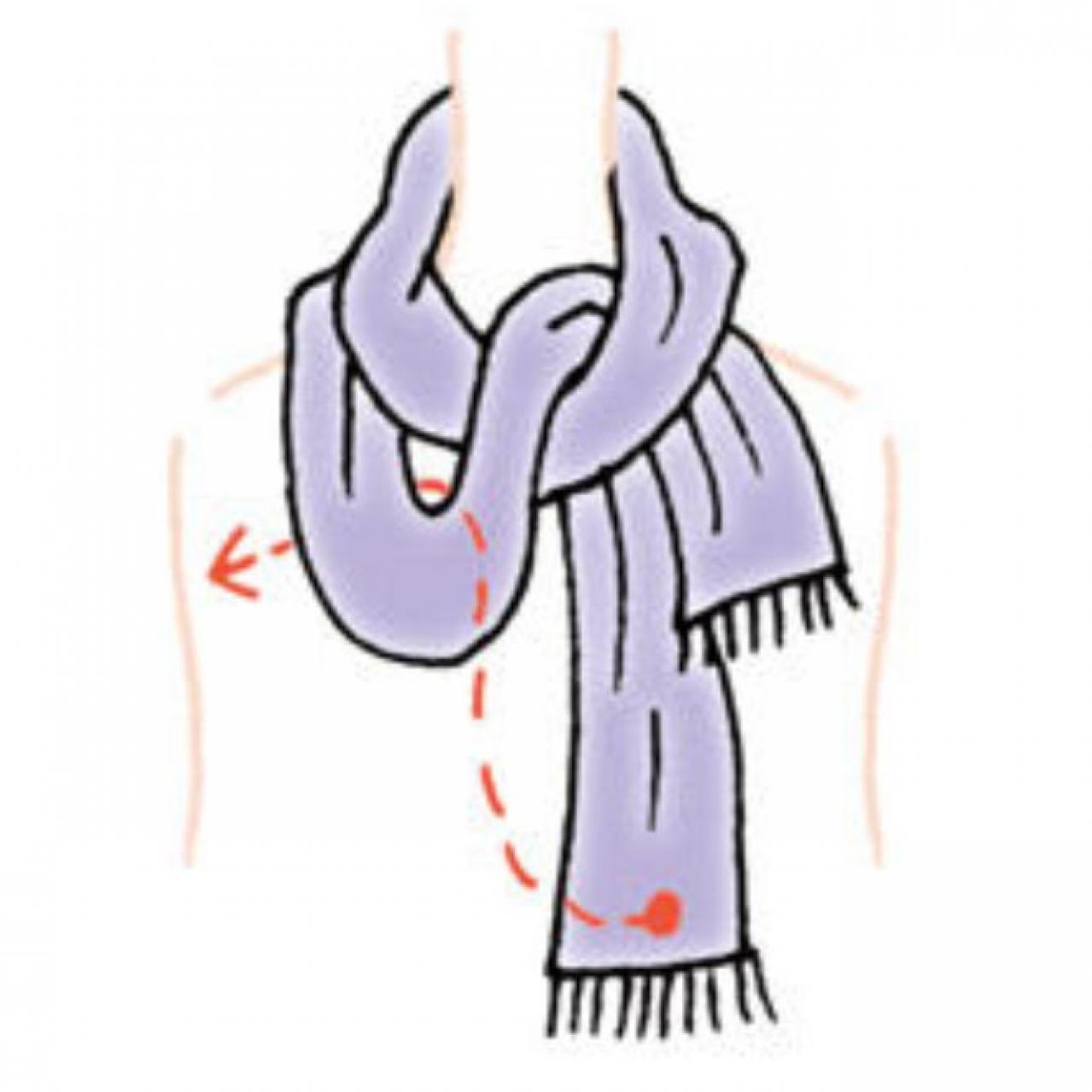 簡単でかわいい！マフラー巻き方2選「プレーンロール」と「ダブルクロス」（画像10）