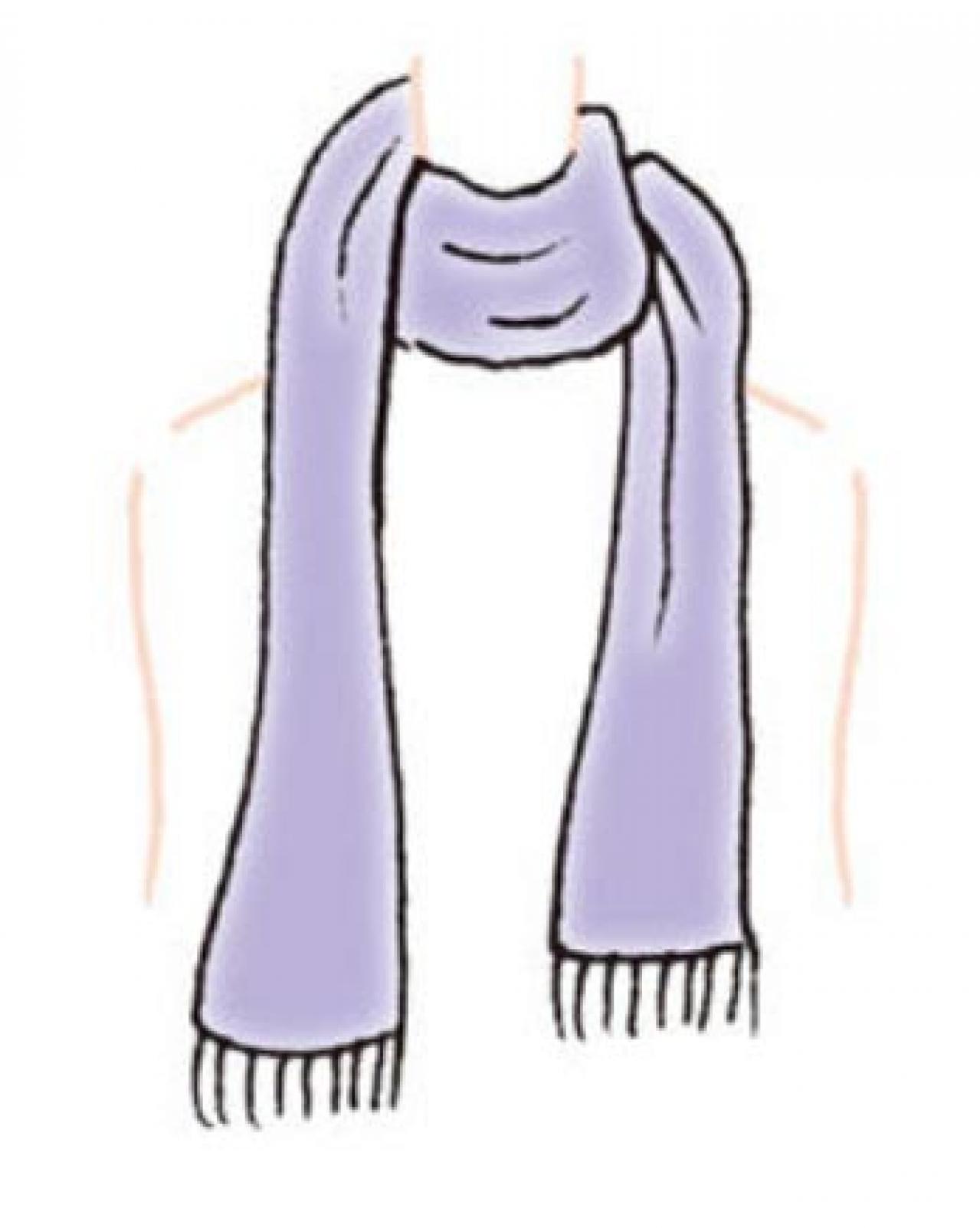 簡単でかわいい！マフラー巻き方2選「プレーンロール」と「ダブルクロス」（画像5）