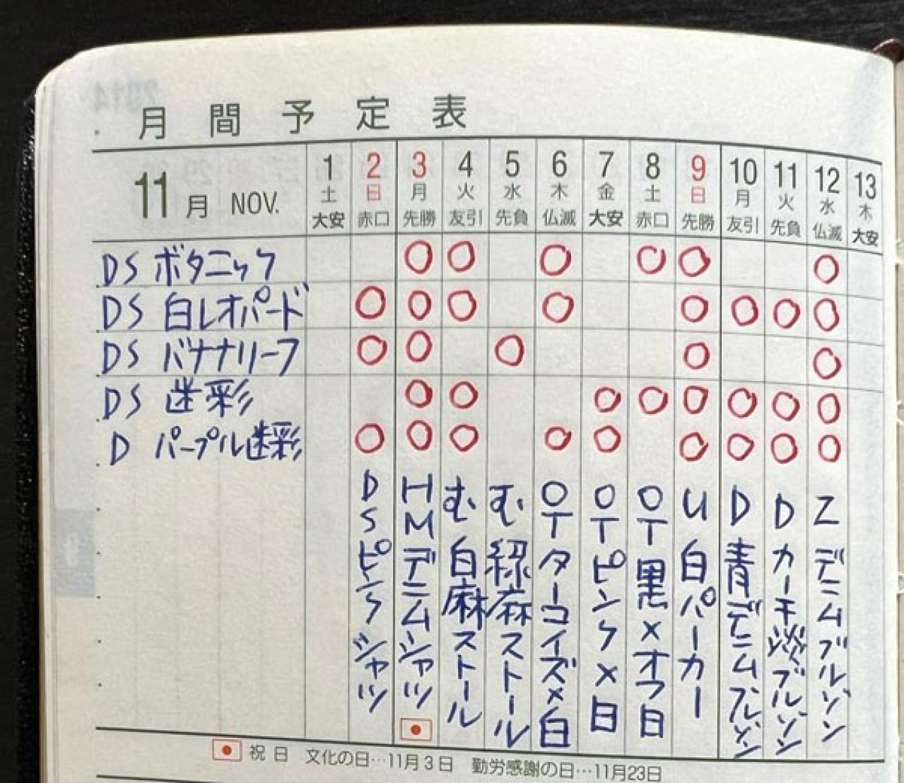 能率手帳GOLDの記入法。「“綺麗に書かない”くらいの心構えで、書く内容も充実してきます」（画像3）