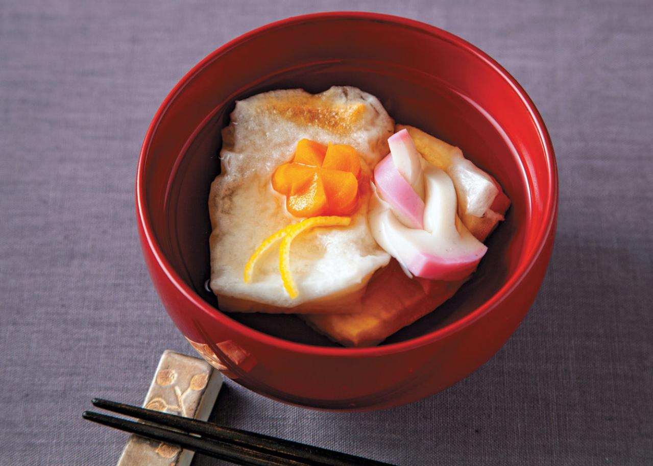 【大人かわいい飾り切り】お正月の「雑煮」がこのひと手間でぐんと華やか