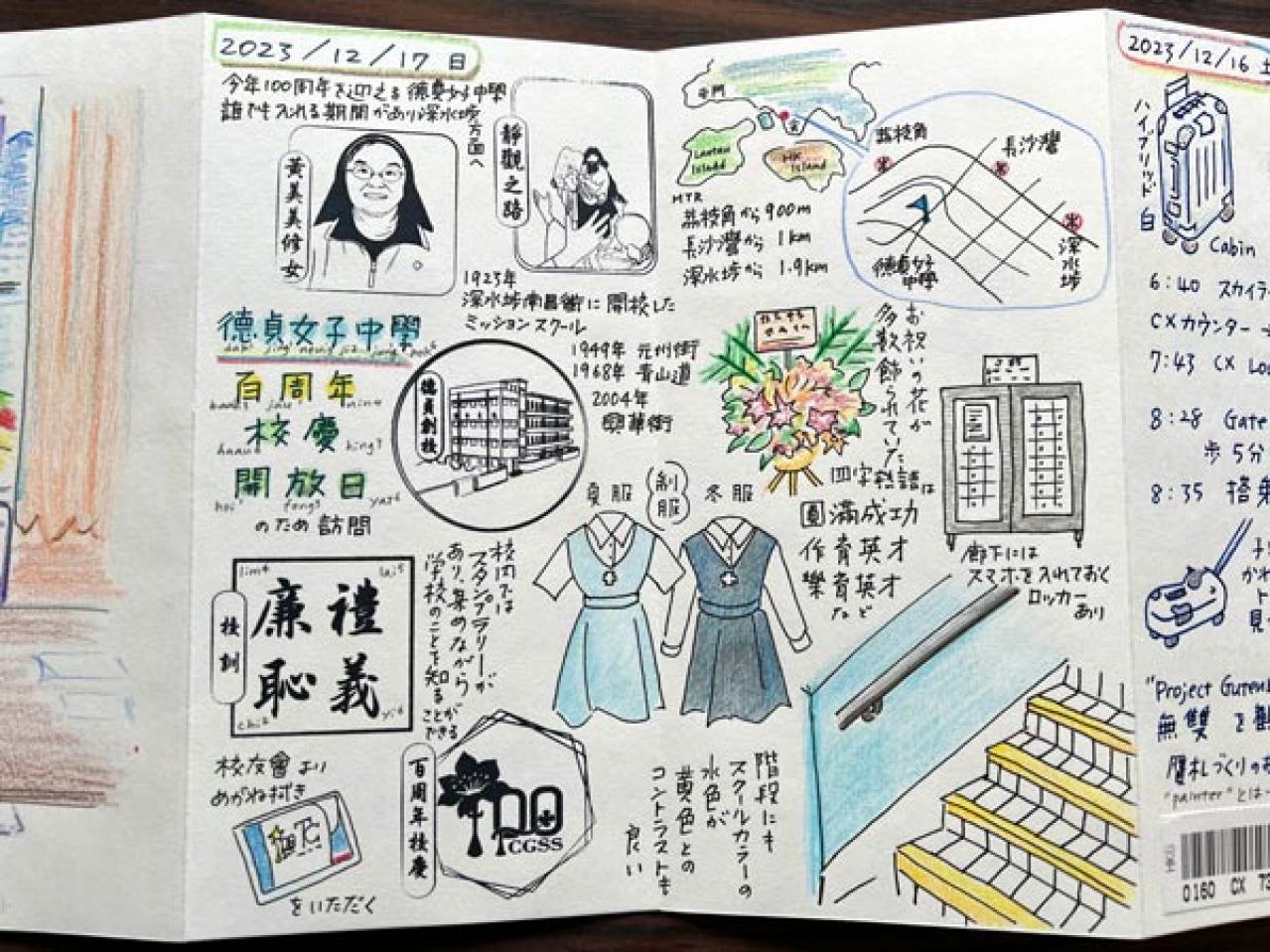 日々の出来事を描く、トラベラーズノートのジャバラ。絵が苦手でも気軽に楽しめる（画像4）