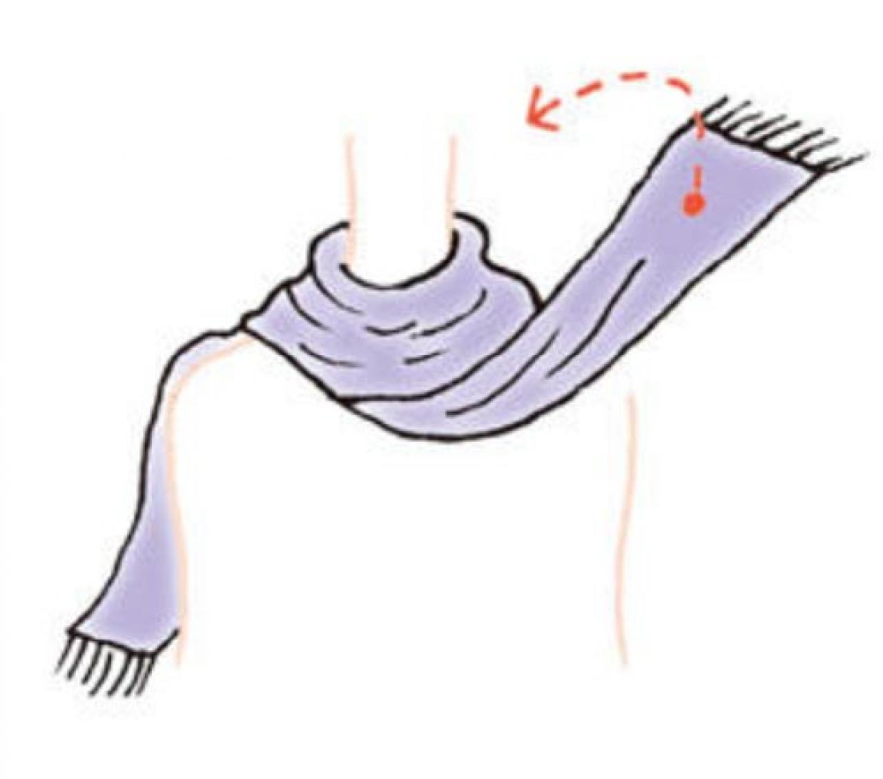 【ストールの巻き方2選】どんなアウターにも似合う「銀座巻き」と「ダブルトライアングル」（画像5）