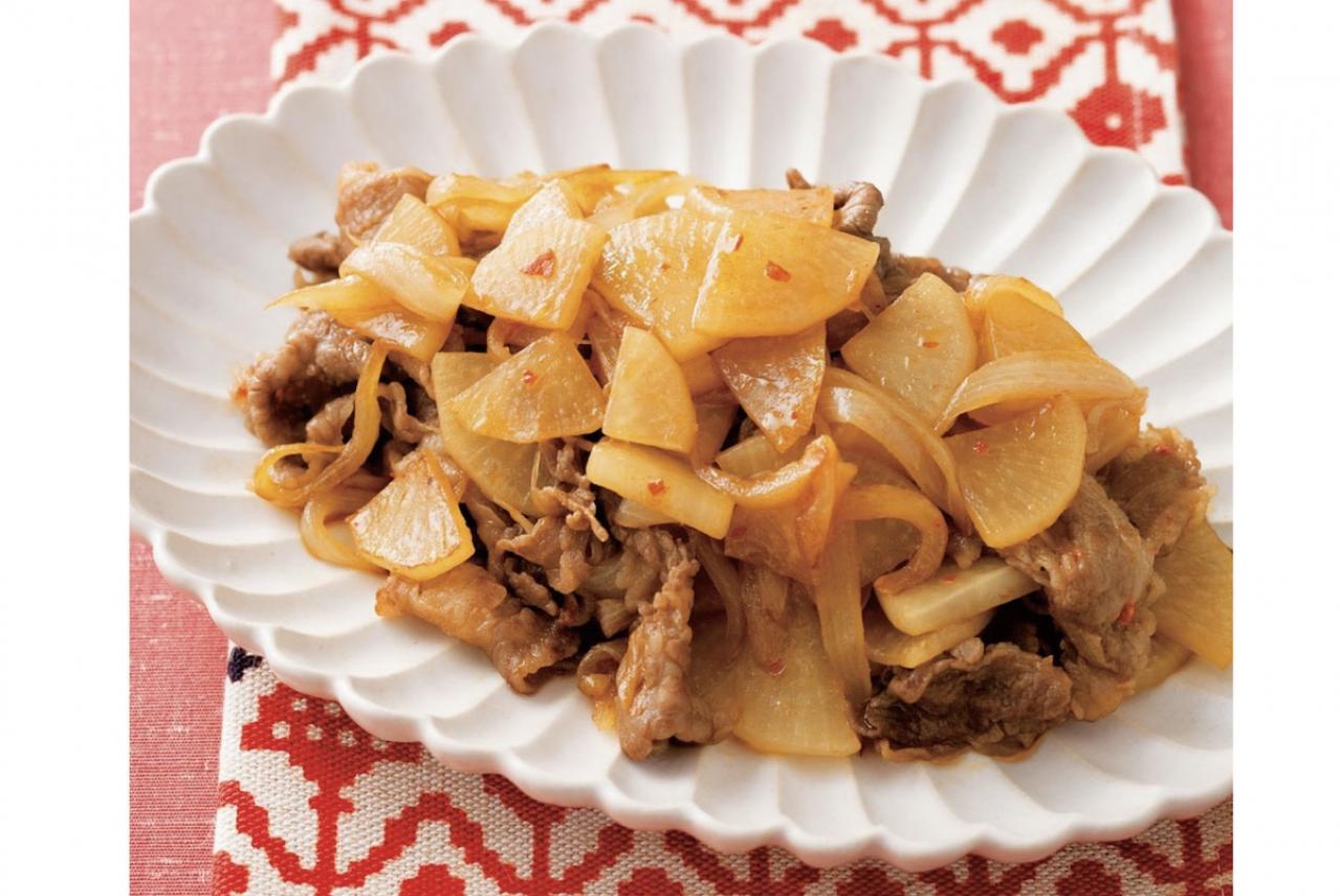 【大根1本使いきりレシピ】冬においしい小鉢と炒め物2選「たこの酢の物」「牛肉の豆板醤炒め」