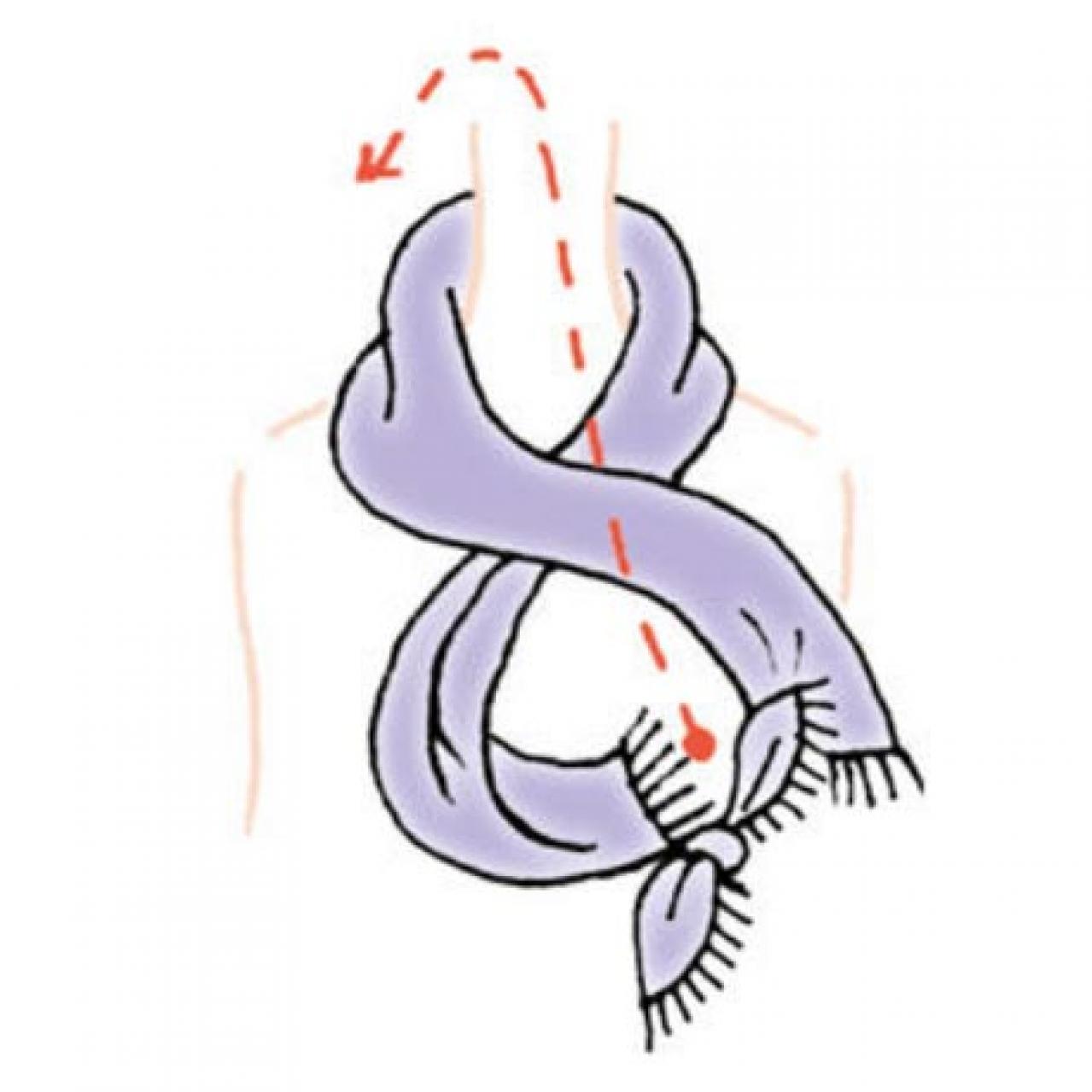 マフラー&ストールの巻き方２選　ボリュームを魅せる「アフガン巻き」と「ダブルドレープ」（画像9）