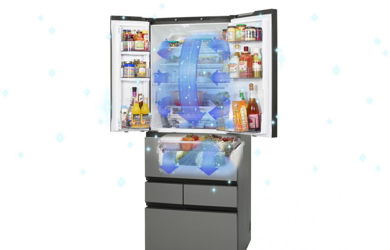 特長2  新触媒の効果で菌やニオイ成分をキャッチする「きれいループ」を新搭載