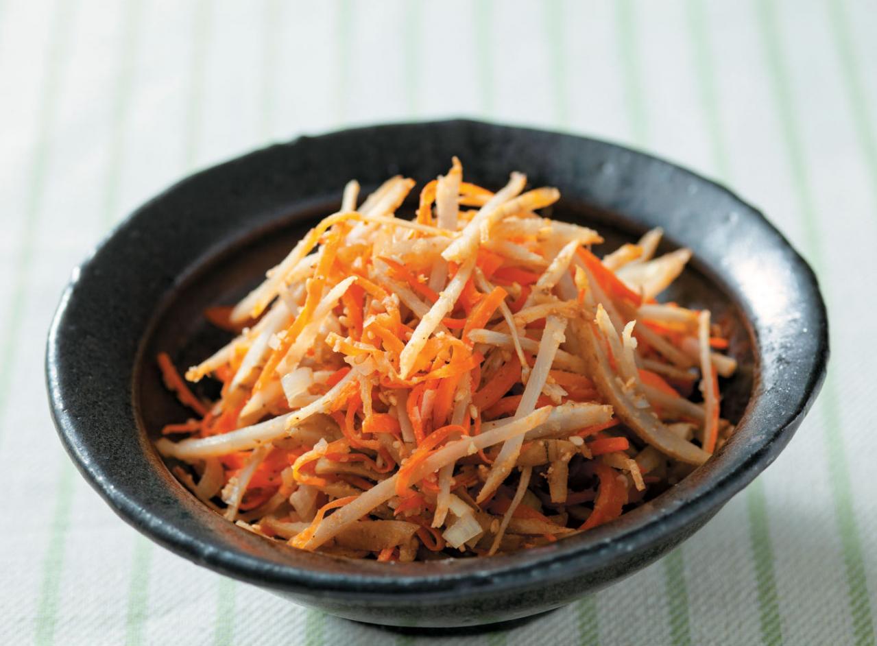 【新ごぼうの作りおき】小さくても食べごたえのある副菜2選「炒めナムル」「ごま風味サラダ」（画像2）