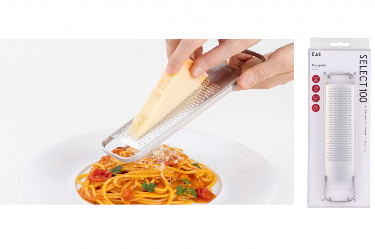 貝印から コンパクトでシンプルなデザインで使いやすいSELECT100 グレーターが新発売