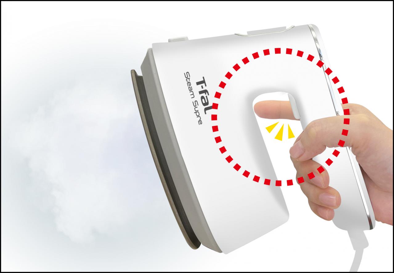 ボタンを押し続ける必要がなく疲れにくい！