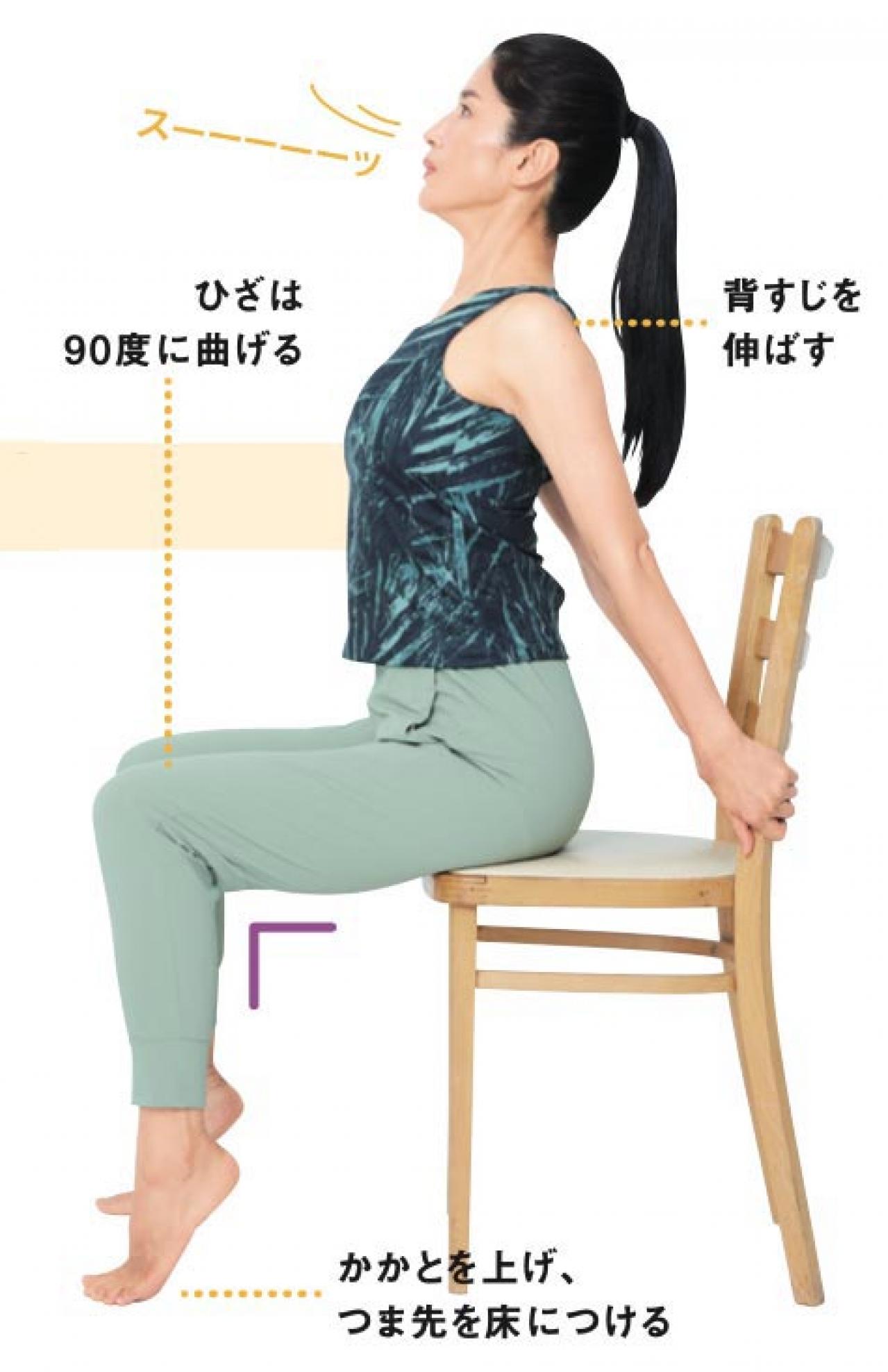 1時間に1回で「下腹ぽっこり解消」＆「腰痛改善」！！Naokoさん流【座ったままストレッチ】（画像2）