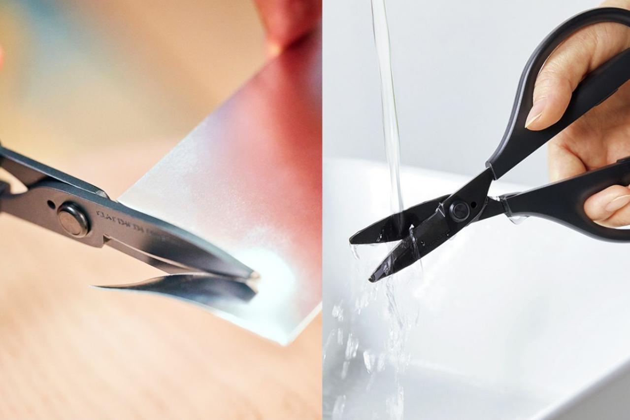 カーペットから金属までサクサク切れる！？コクヨの「洗えるハサミ＜サクサ＞（万能・水洗い対応）」がすごい
