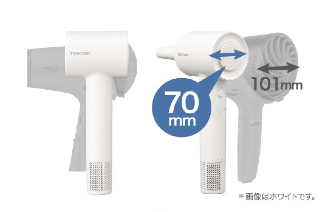 コンパクトでスリムなボディ