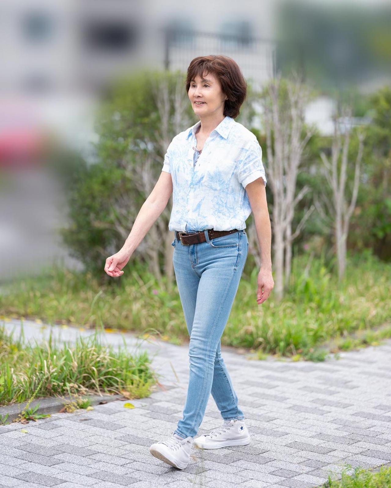 奇跡の78歳！歩くときに気をつけたいワンポイントとは？元ミス日本の谷 玉惠さんが伝授（画像5）