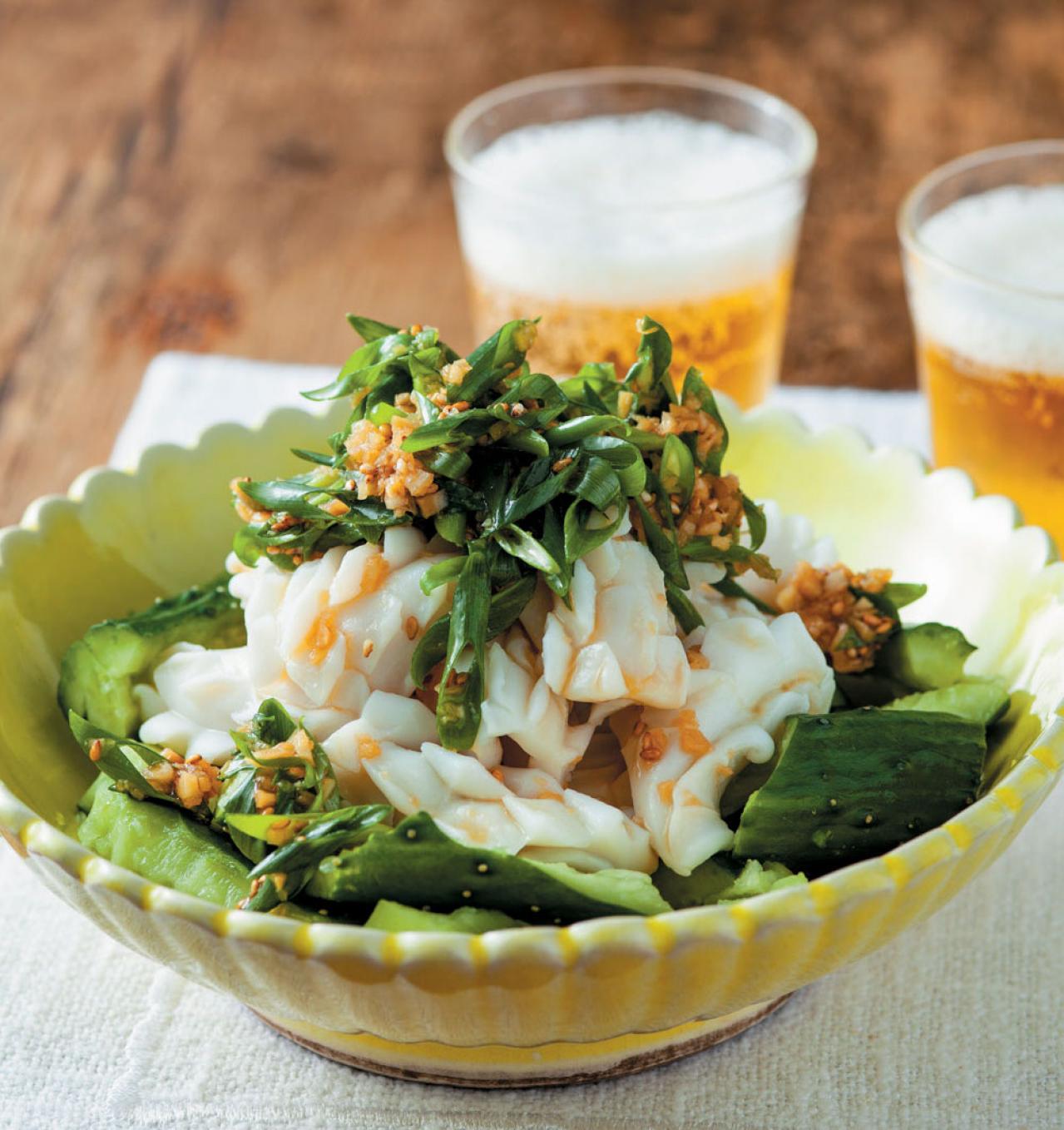 さっぱりした味で食が進む！【お酢レシピ】魚介のおかず2選「かじきのステーキ」「いかときゅうりの香味だれ」（画像3）