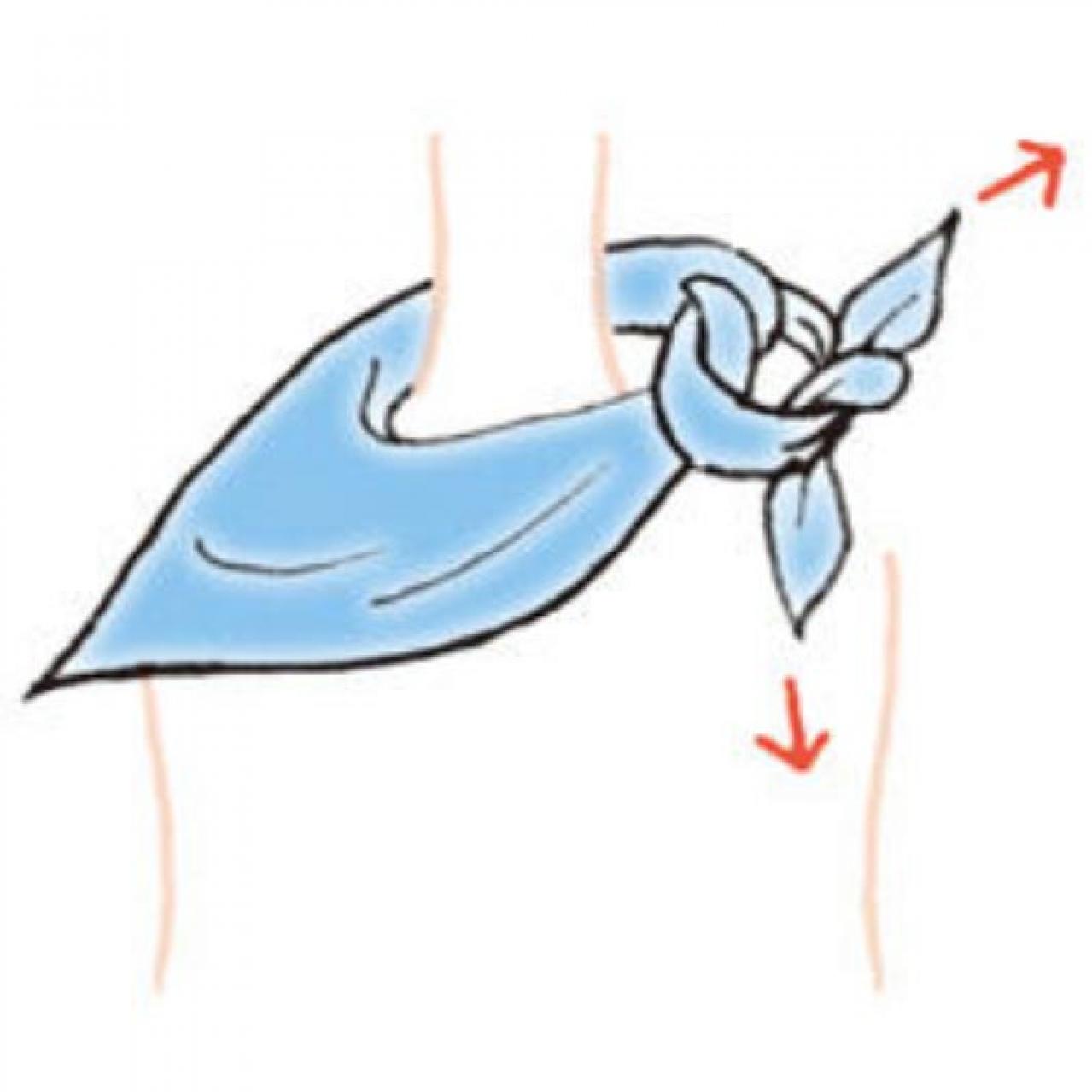 【小さめスカーフ】おしゃれに冷房対策！大人っぽい「カウボーイ」と「ツイスト結び」を解説（画像4）