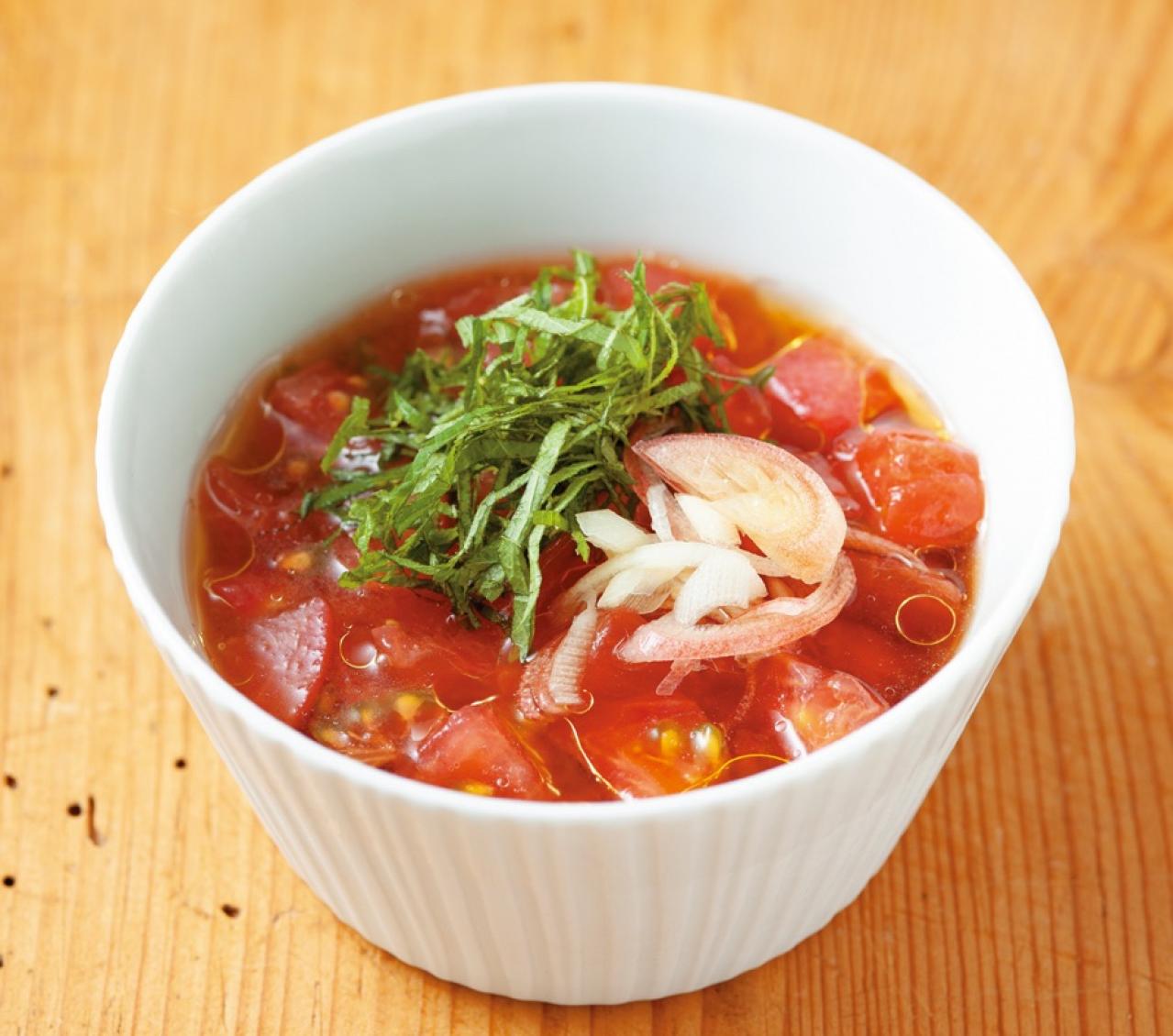 毎日食べても飽きない！【そうめんのつけだれ】レシピ5選「なす×ねぎ」「トマト」「焼き肉×ししとう」「豆乳」「ごま」（画像3）