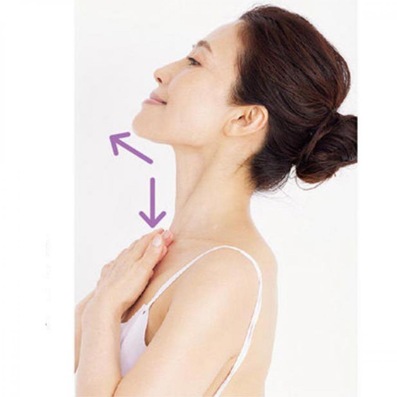 ハリのある若々しい首に！【ネックラインを美しく】「筋膜リフト美顔セルフケア」を佐藤由美子さんが伝授（画像4）