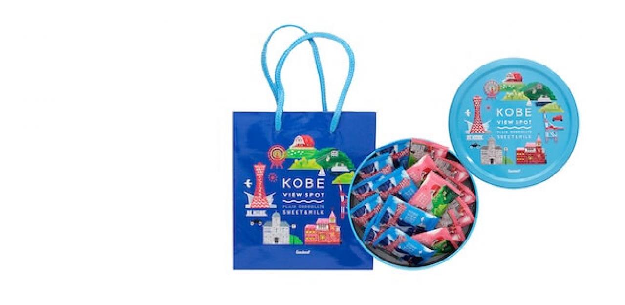 ゴンチャロフ 神戸ビュースポットチョコレート缶