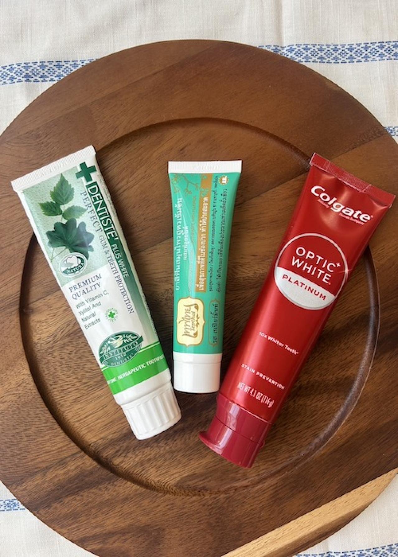 ハーブ感強めの「歯磨き粉」