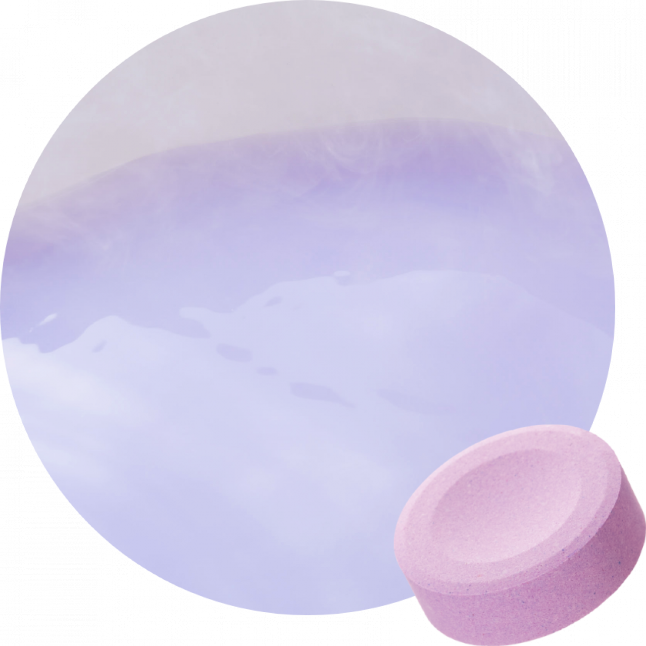 3.睡眠前のリラックスタイムに。やさしい湯色と、シュワとろな新感覚の湯ざわり