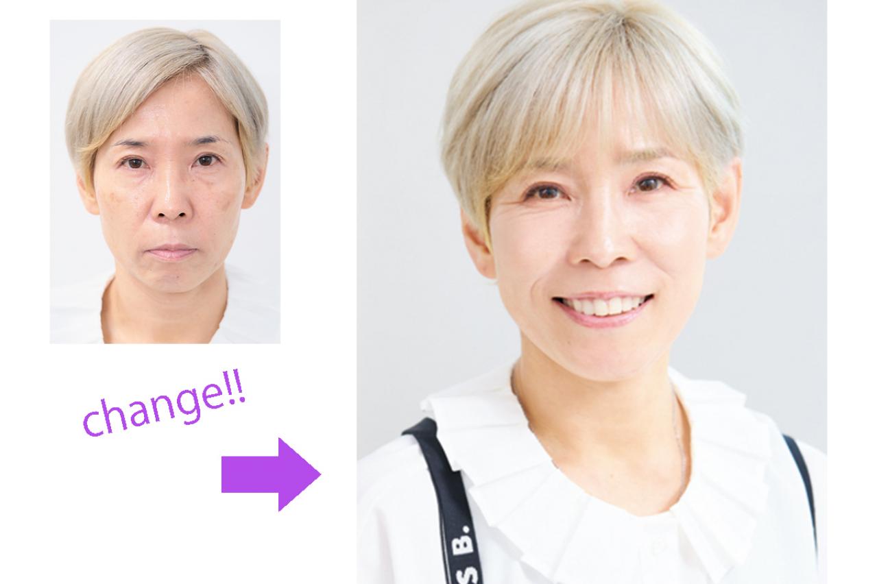 58歳 ヘアメイク職人・化け子が自らの顔で検証「シミに悩んでるならこの方法やってみて！」