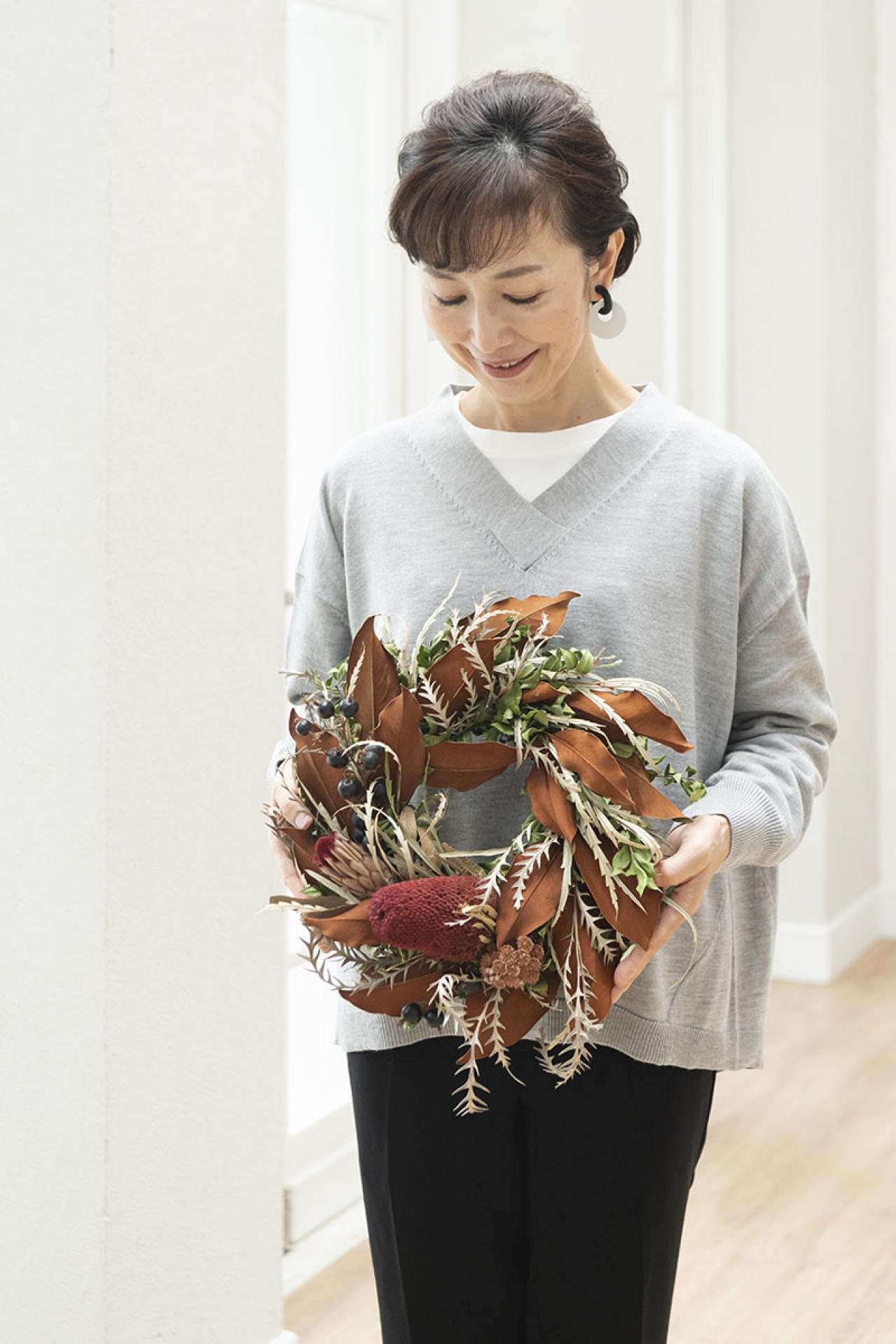 人気ドライフラワー専門店が作った特別なリースがお目見え！自宅が一気に洒落る【リース2種】（画像3）