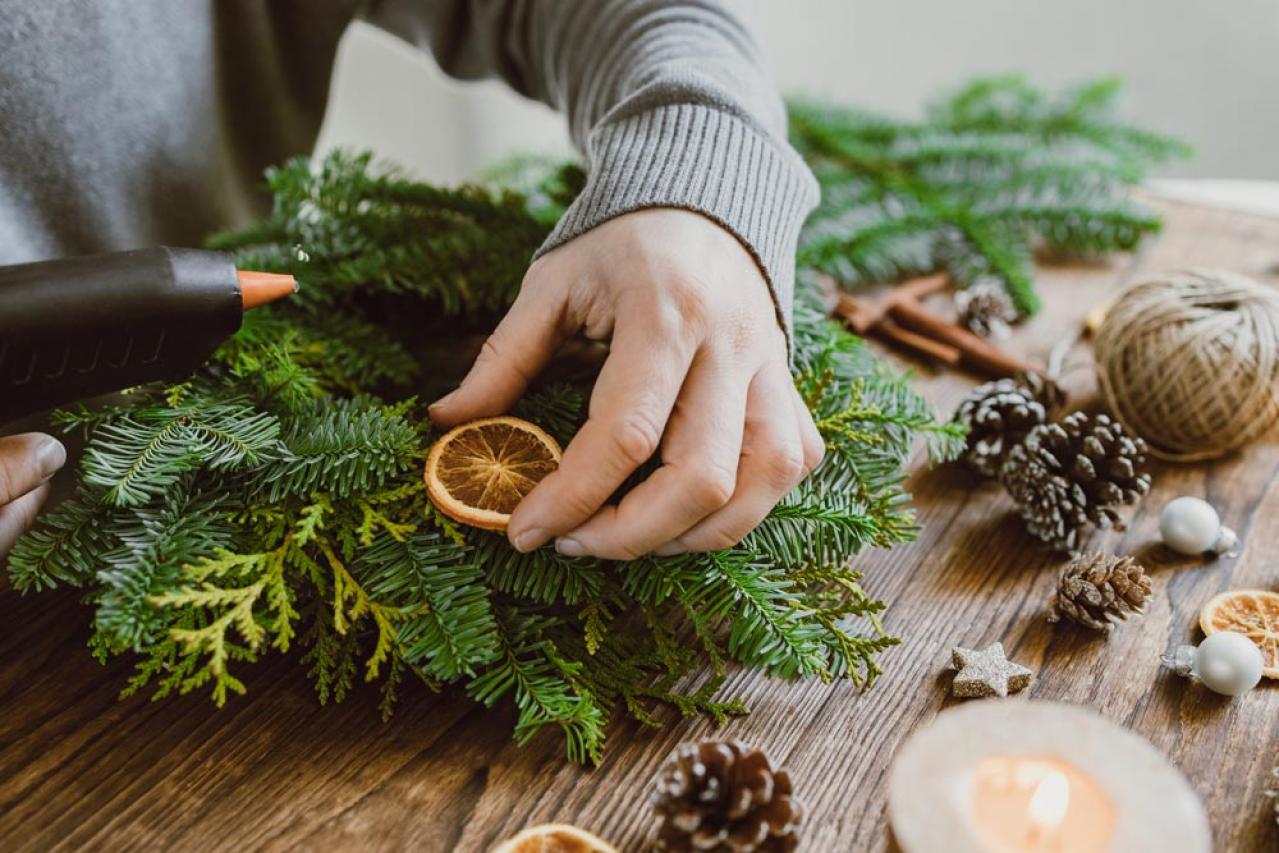 【ガーデニング】身近な自然素材のクリスマス ディスプレー！初めてでも簡単（画像14）