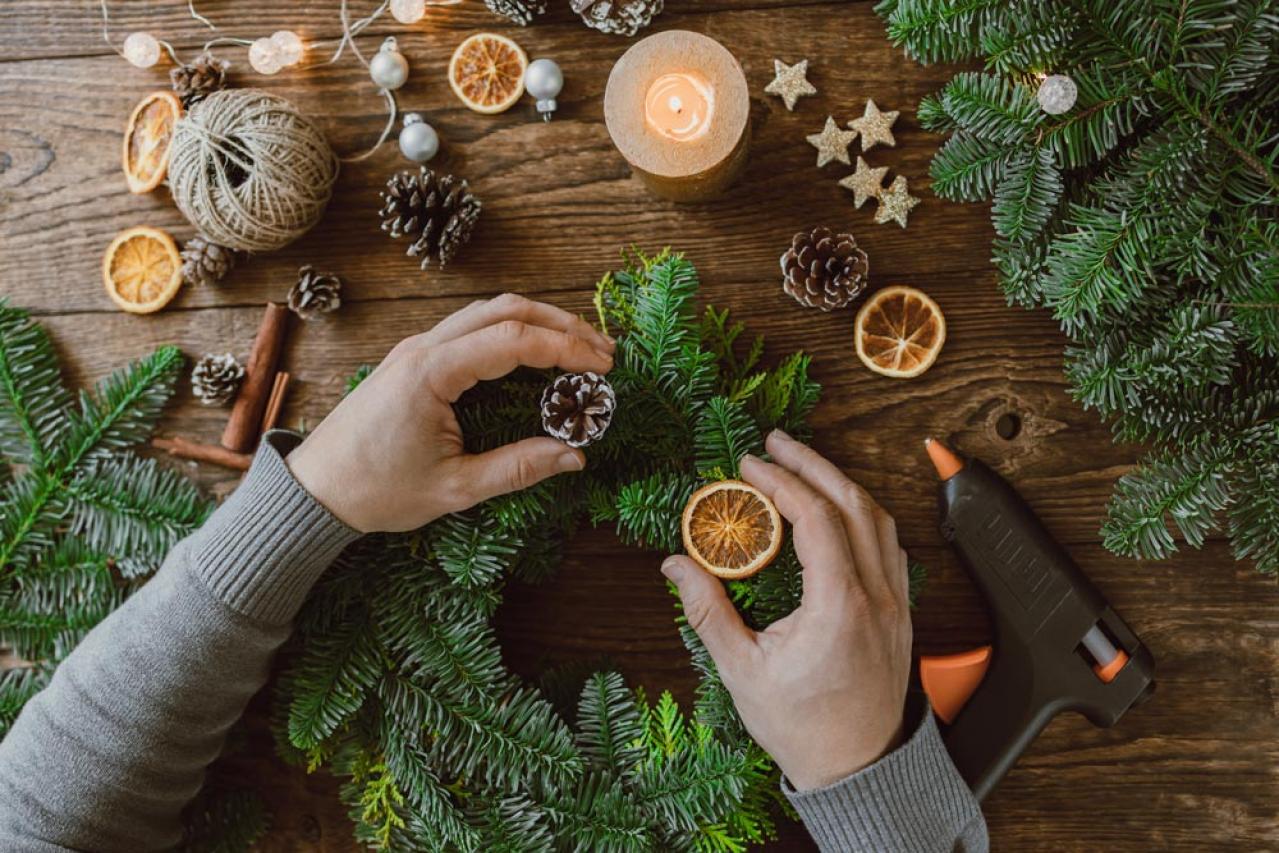 【ガーデニング】身近な自然素材のクリスマス ディスプレー！初めてでも簡単（画像13）