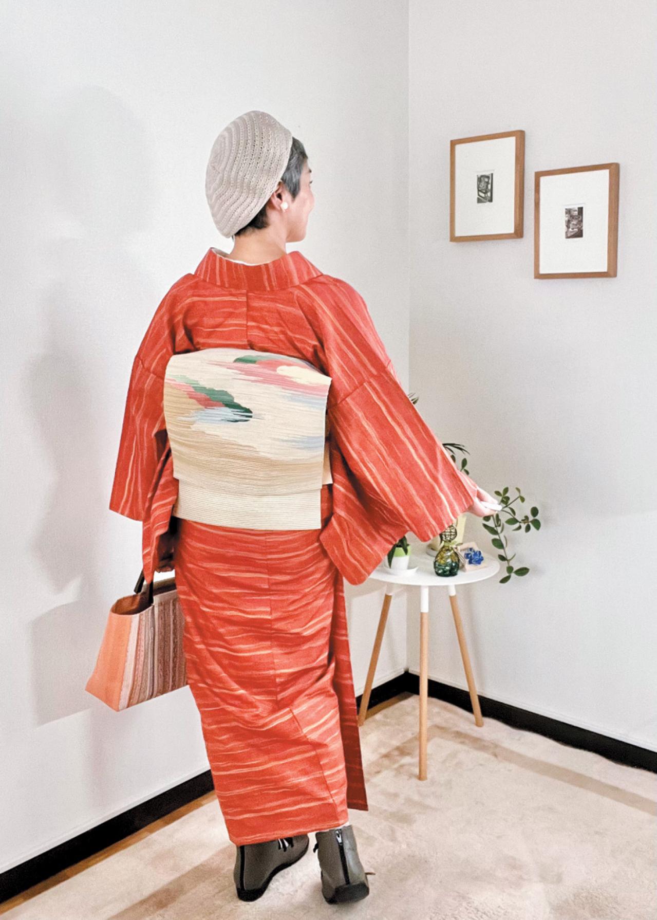 まさかの組み合わせでおしゃれ！手持ち小物で楽しむ【着物のカジュアルコーデ】とは？（画像4）